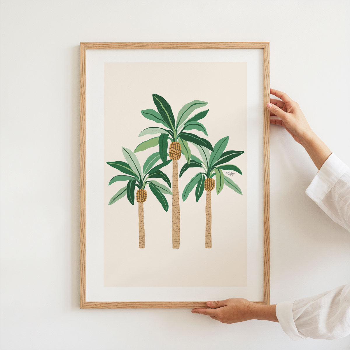 Palm Trees Illustration - Art Print